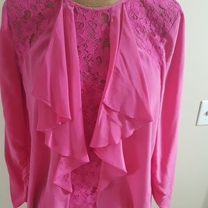 100% silk BCBG top